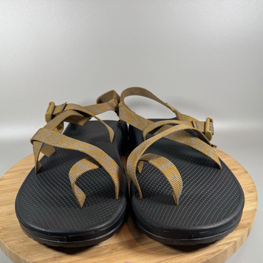 Chaco Z Cloud 2 Mens 13 Strappy Sport Water Sandals Black Brown NEW - Picture 2 of 7